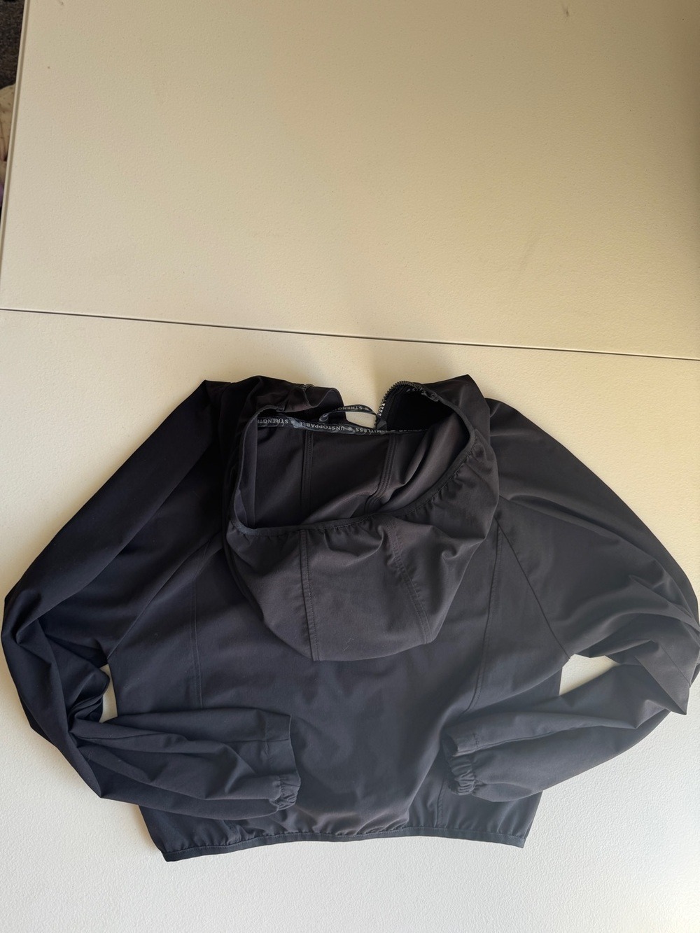 Athleta girl lightweight full zip hooded athletic jacket size 8/10, - Picture 9 of 10